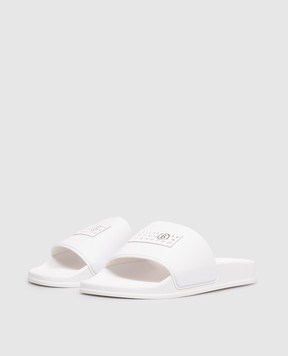 Maison Margiela MM6 Дитячі білі слайдери 824352935