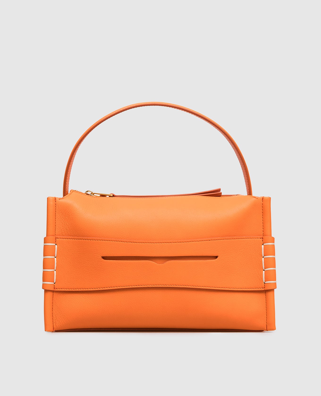 

Оранжевая кожаная сумка Loafer, Оранжевый, Сумки через плечо