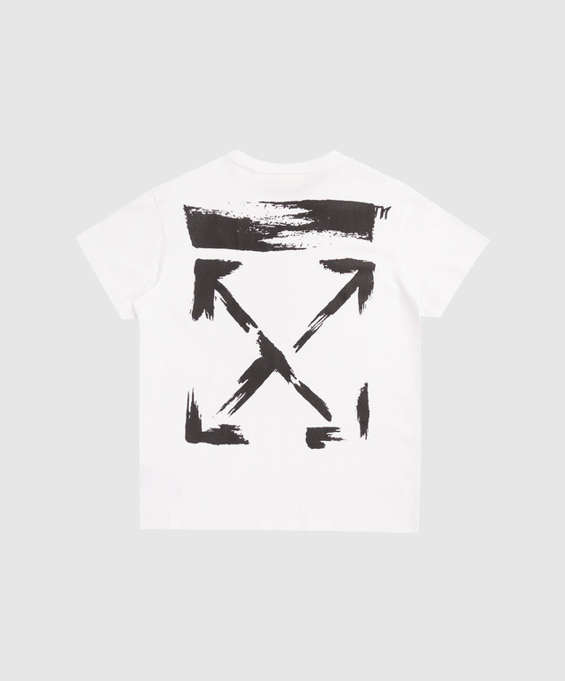 Off-White Детская футболка с принтом логотипа 44BAA002S26J006 изображение 2
