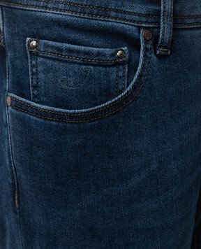 Jacob Cohen Синие джинсы Nick с эффектом потертости UQM0430S3621sh