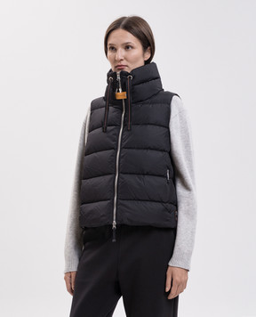 Parajumpers Чорний пуховий жилет Nolene 26WPWPUTT31