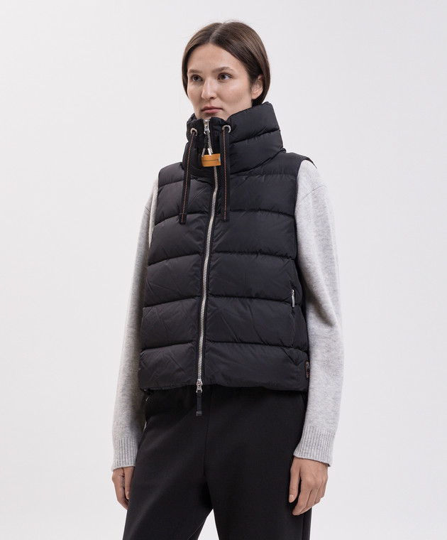 Parajumpers Чорний пуховий жилет Nolene 26WPWPUTT31 зображення 3