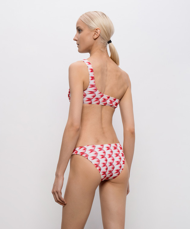 Missoni Розовый купальник на плечо в узор MC23SP02BR014I изображение 3