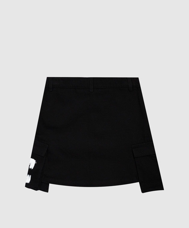 Off-White Дитяча чорна спідниця-карго 44GCY001F26F001 зображення 2