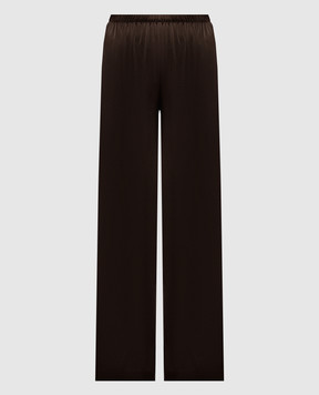 Dore & Rose Коричневі піжамні штани із шовку PREMIUMSILKPJBOTTOM