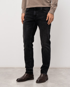 Dolce&Gabbana Сірі джинси з нашивкою DG GYJCCZG8OV9