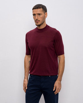 Brunello Cucinelli Футболка с шелком MNB805404