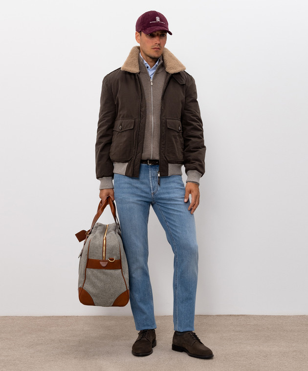 Brunello Cucinelli Кардиган коричневого цвета из кашемира M2200106 изображение 2