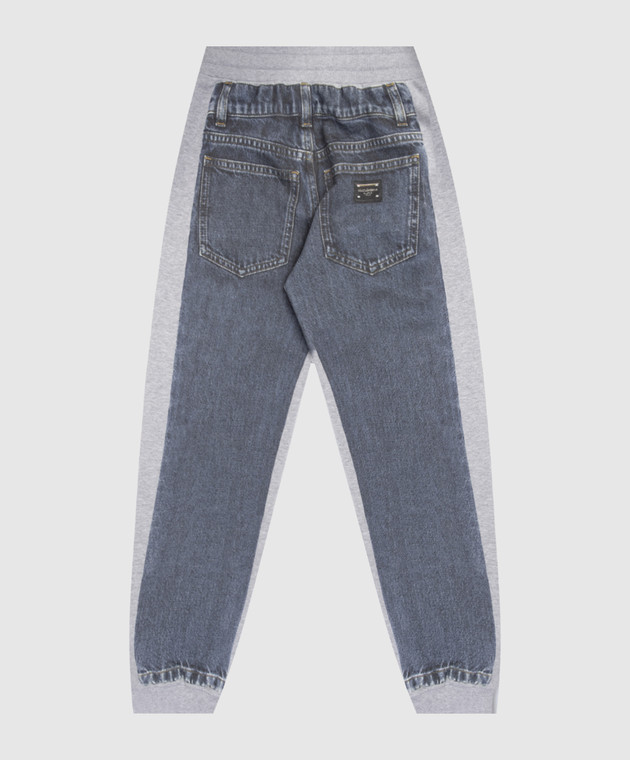 Dolce&Gabbana Джитячі сірі меланжеві джогери L4JPING7PVD46 зображення 2