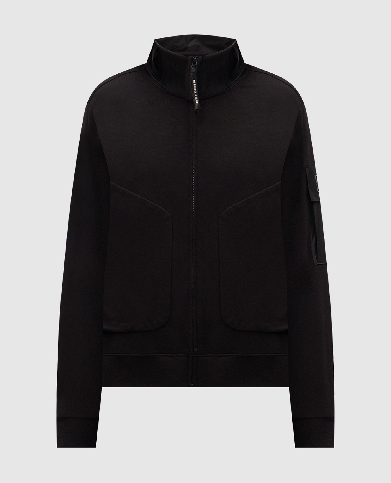 

Черная куртка с логотипом, Черный, Куртки