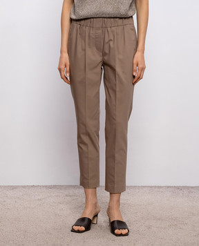 Brunello Cucinelli Коричневі штани M0F70P1673