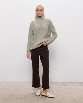 Allude Зелений светр з кашеміру та шовку 26577092