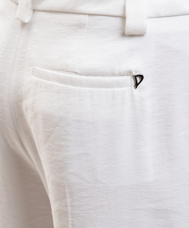 Dondup Білі штани DP883IF0049DXXX зображення 5
