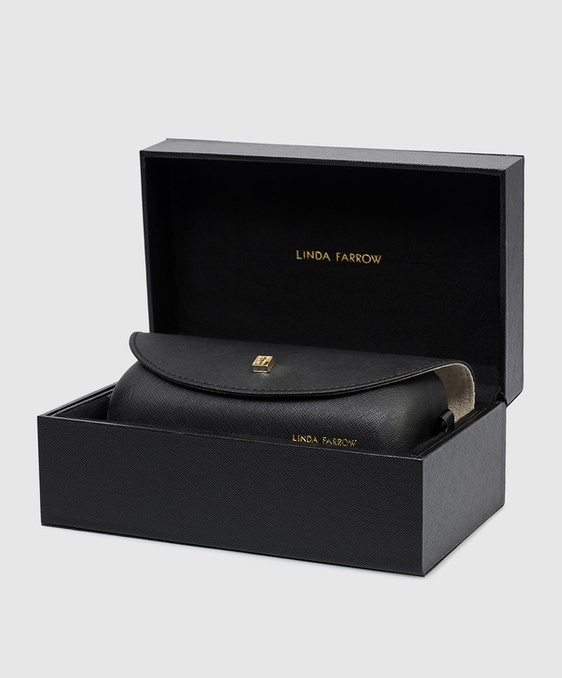 Linda Farrow Чорні сонцезахисні окуляри LFL977C6SUN зображення 5