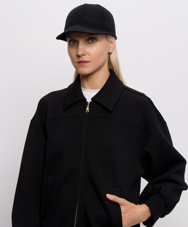 Twinset Чорна кепка з вовни 262TA4460 зображення 2