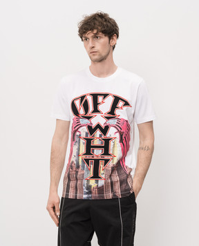 Off-White Белая футболка Starcity 44MAA027Z26J006