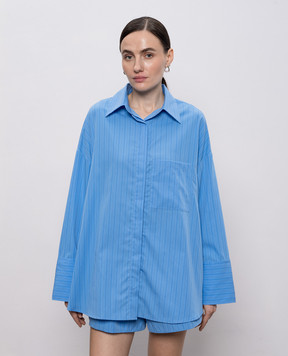 Faithfull Блакитна сорочка Clemente в смужку FF4602MAZ