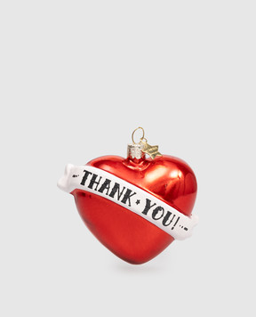 Vondels Червона ялинкова іграшка Heart 1211322008035