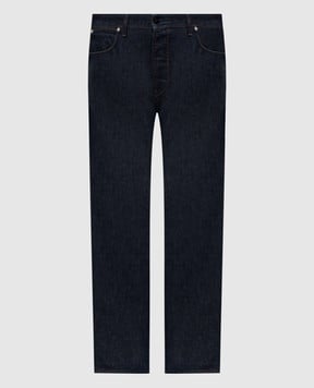 Stone Island Сині джинси з патчем логотипа K2S15J100005S00J7