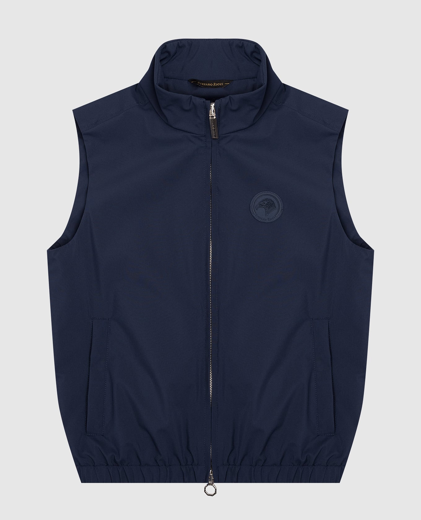 

Детский синий жилет с эмблемой, Жилеты