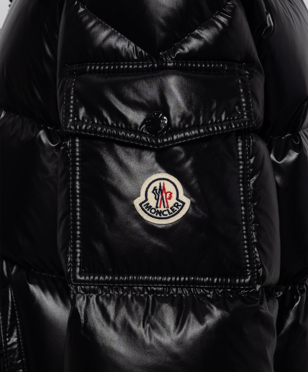 Moncler Чорний пуховик Maire L20931A0014268950 зображення 5