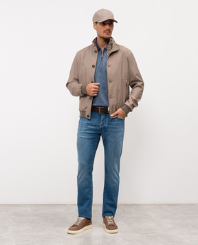 MooRER Блакитне поло JERICHO JERICHOJCL