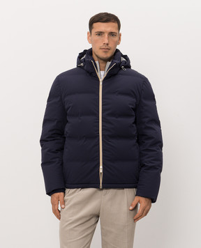 Brunello Cucinelli Синій пуховик MV4061836