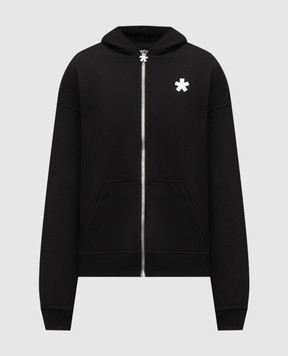 Comme des Fuckdown Черная спортивная куртка с принтом логотипа FMS6CFABM01900