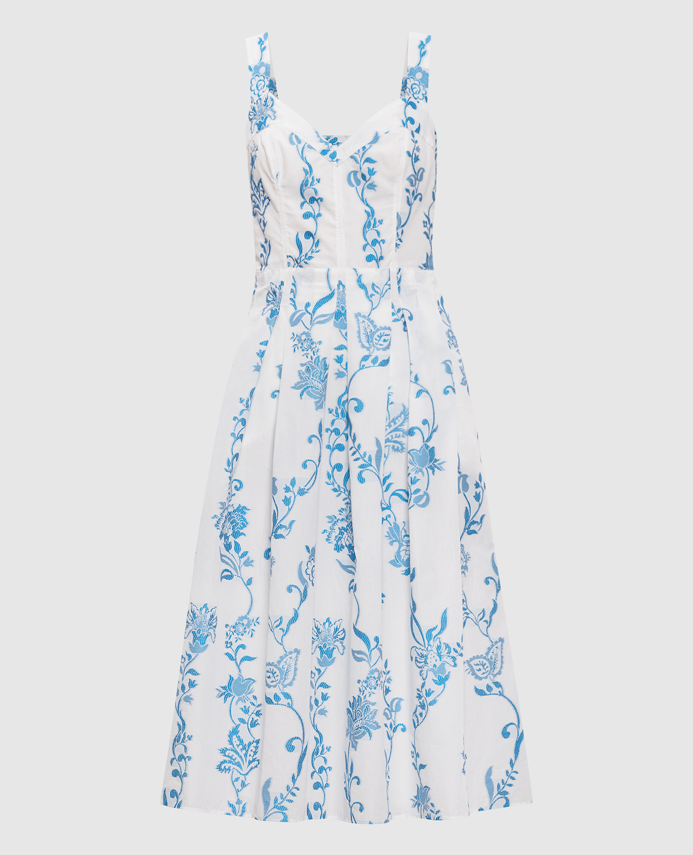 

Белое платье в узор, Белый, Повседневные платья