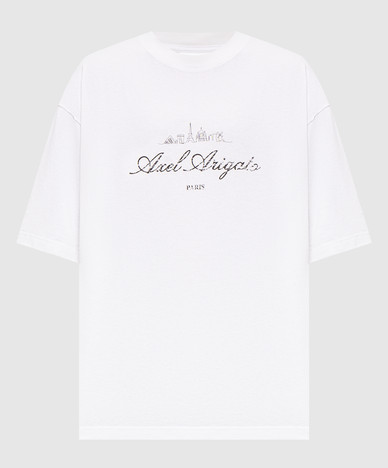 Біла футболка LDN Washed Sky