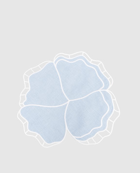 Truffle Bee Голубой столовый коврик Eclipse из льна LP07C2S7