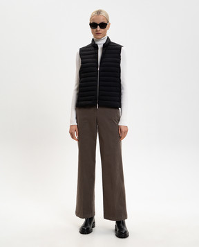 MooRER Черный пуховой жилет OPRAH OPRAHS3