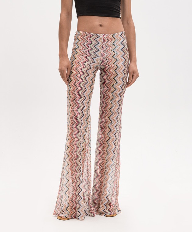 Missoni Штани кльош у візерунок MC25SI00BR015G зображення 2