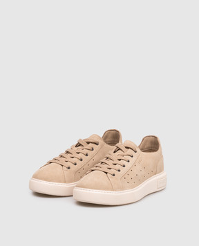 Bally Бежевые замшевые кроссовки Lift MSK0GCSU005