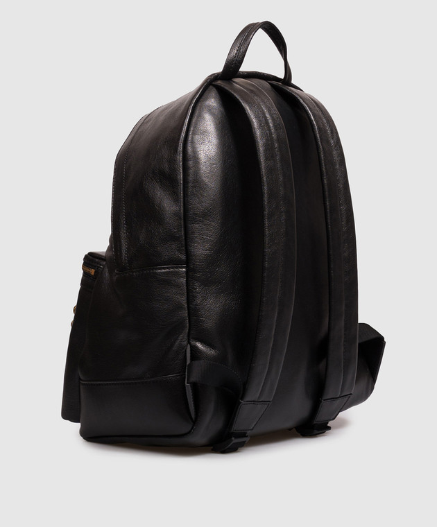 Balmain Черный кожаный рюкзак Pulse HM1GE291LOLP изображение 3