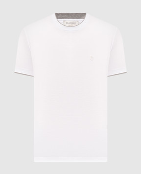 Bilancioni Белая футболка с эффектом наложения слоев BE26T1GBE2