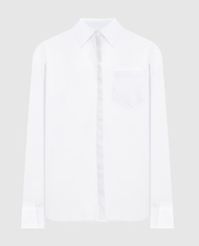 Juun.j Белая рубашка с вышивкой логотипа JW6164W001