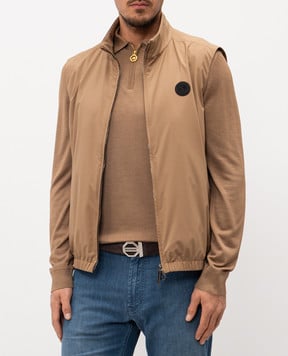 Stefano Ricci Коричневый замшевый ремень с логотипом N381SDC554P