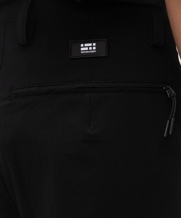 Riotdivision Черные штаны RD-Civil с патчем логотипа RDCPGEN4 изображение 5