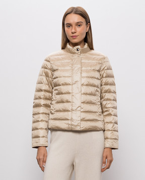 Woolrich Бежевая пуховая куртка CFWWOU2195FRUT5453