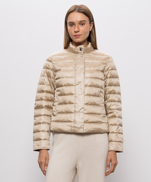Woolrich Бежева пухова куртка CFWWOU2195FRUT5453 зображення 3