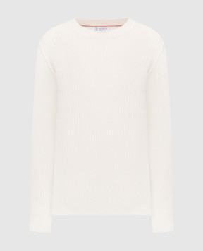 Brunello Cucinelli Джемпер кольору айворі M29806200P