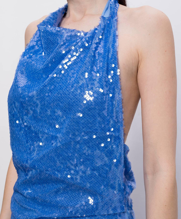 Simkhai Синя сукня Reannon в паєтки 2261235LS зображення 4