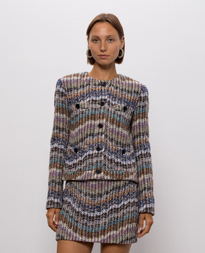 Missoni Твидовый жакет с шерстью с люрексом DS26WF01BC006C
