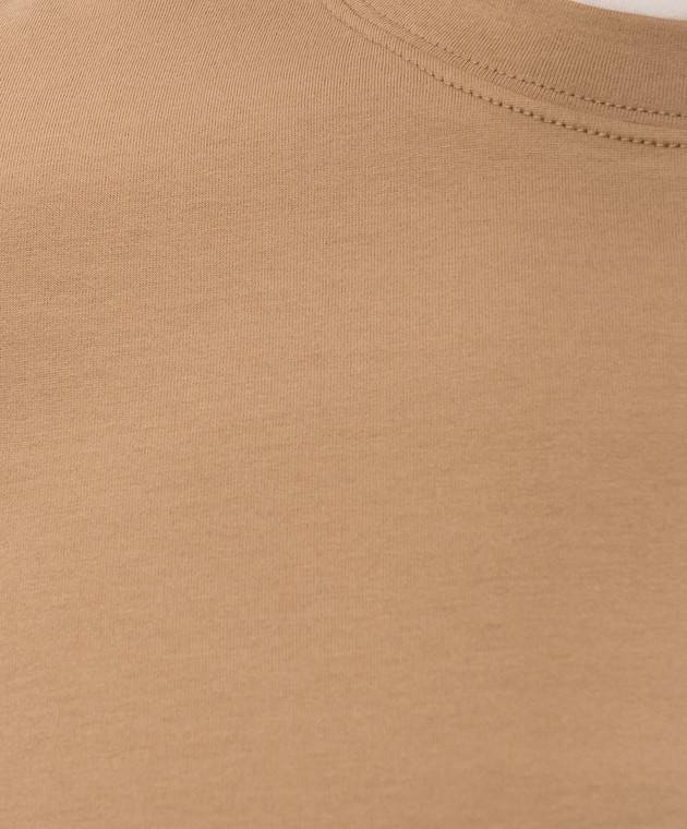 Brunello Cucinelli Футболка коричневого цвета M0B137427 изображение 5