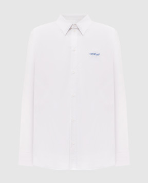 Off-White Белая рубашка Bacco Arrow 44MGE055F26F002
