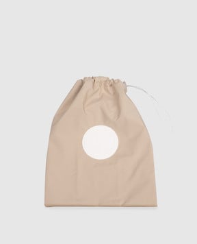 Stefano Ricci Дитяча бежева вітровка з нашивкою емблеми Y6J4100010PL001HSACJ6