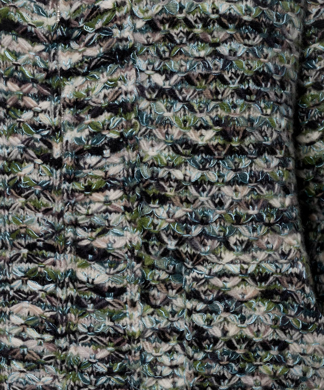 Missoni Зеленый кардиган с шерстью DS26WM0EBK01KC изображение 5