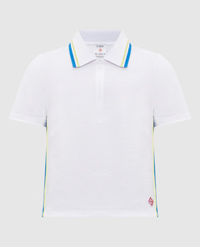 Casablanca Белое поло с нашивкой WSS26JTP51801