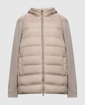 Brunello Cucinelli Бежева пухова куртка MD5987779P